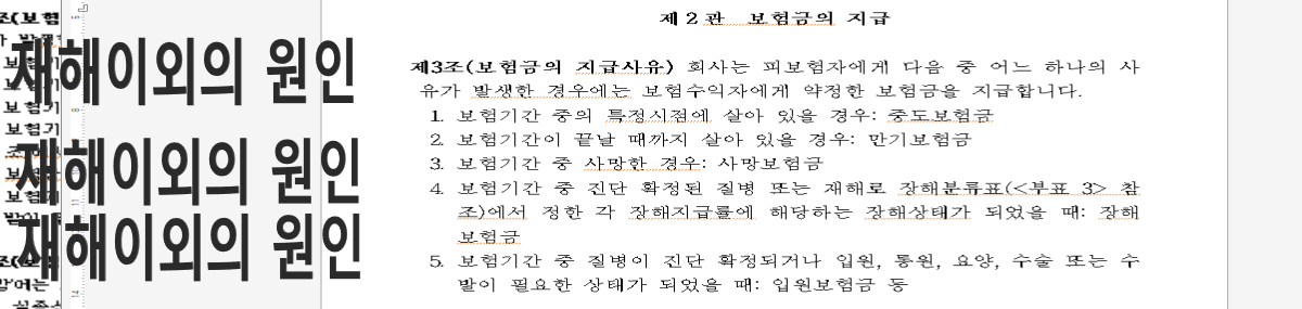 메롤뉴스 - 주계약( 사망보험금특약 +캐어프리보험금)  재해보장특약 (사망보험금 +재해장해급여금) 등 질병의료보장, 재해보장(장해진단금), CI추가보장  등 누락  증빙자료 손상 중독 자료 찾